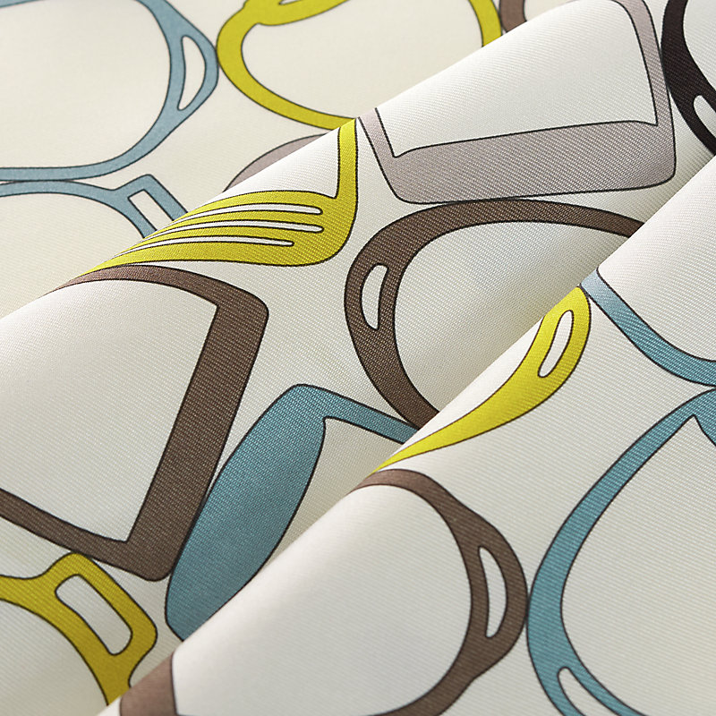 ポケットチーフ 42 cm 《ア・ヴォ・エトリエ》 - グリーン | Hermès